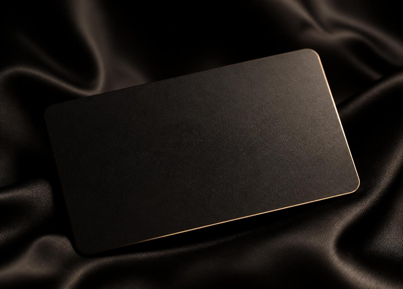 A matte black Mayfair Black membership card